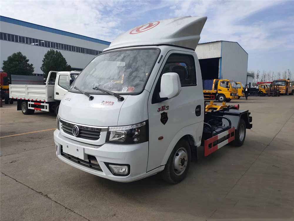 國六3-4方 藍牌東風(fēng)途逸 勾臂垃圾車