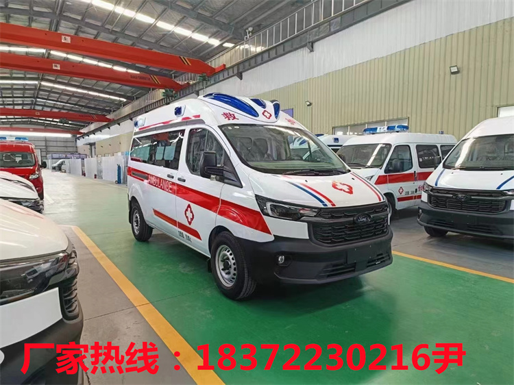 福特新全順V362監(jiān)護(hù)型藍(lán)牌救護(hù)車！