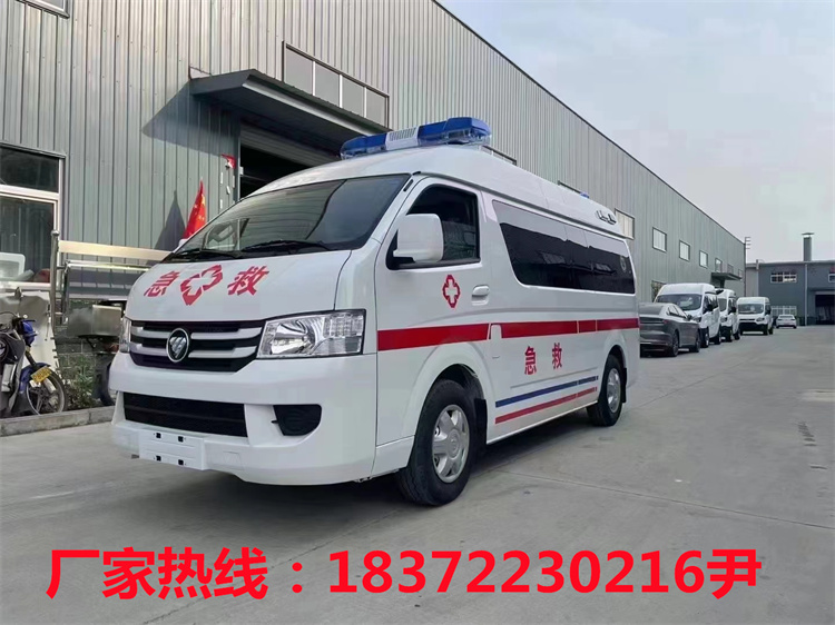 國六福田風(fēng)景G9汽油運(yùn)輸型救護(hù)車！