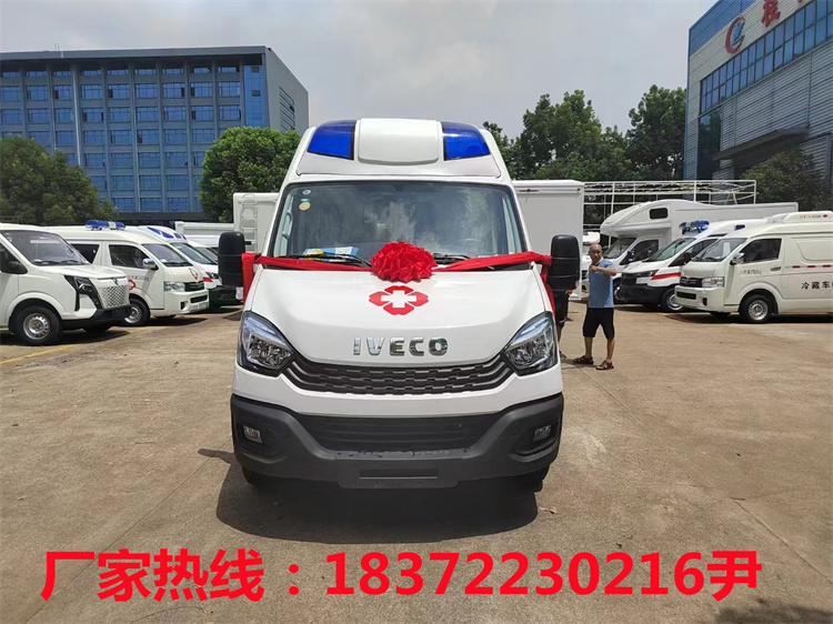 國六依維柯歐盛柴油監(jiān)護(hù)型救護(hù)車！